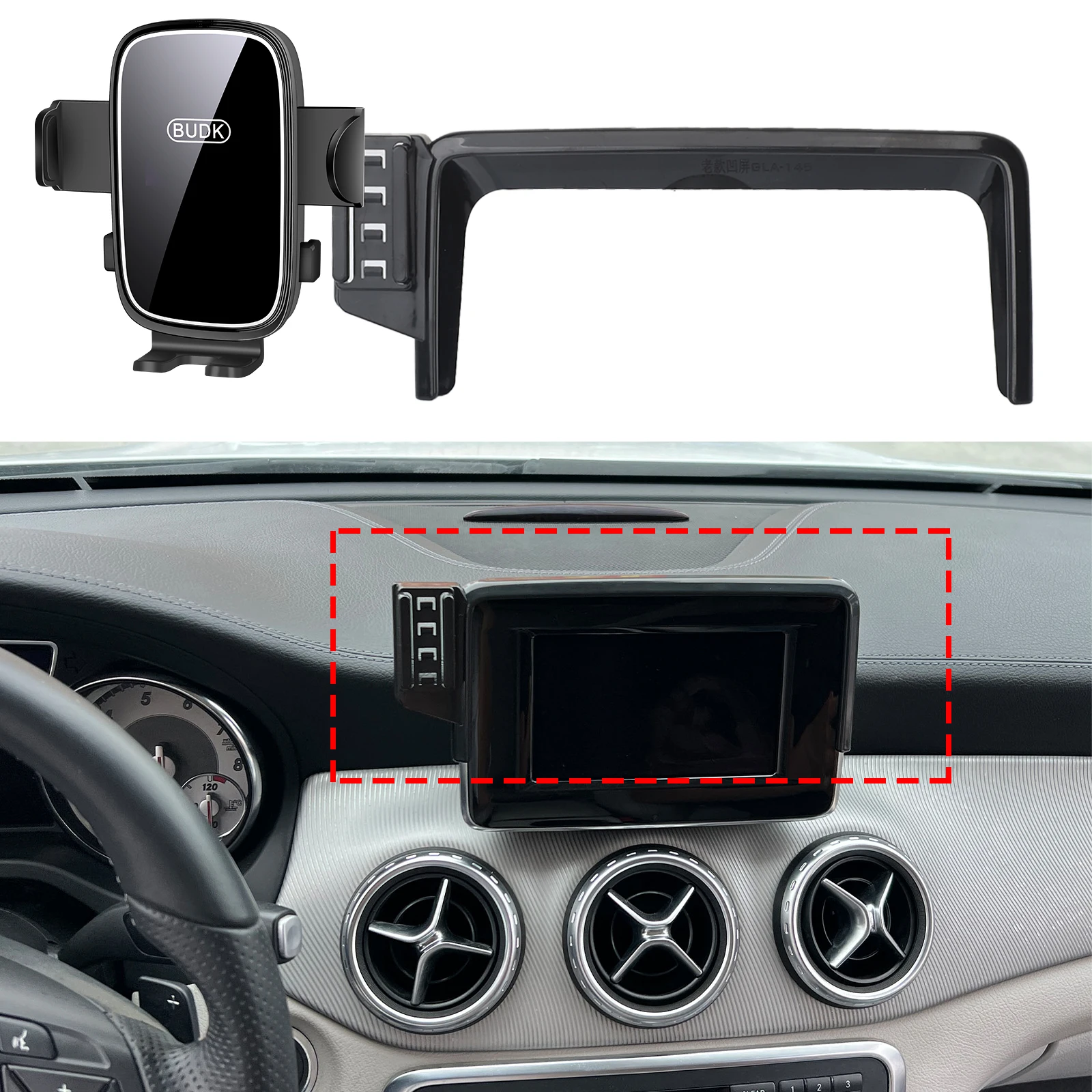 

fit for Mercedes-Benz CLA 2013 2014 2015 Custom Fit Phone Holder Mount Dashboard Screen Base No Drill Car​​ accessoires