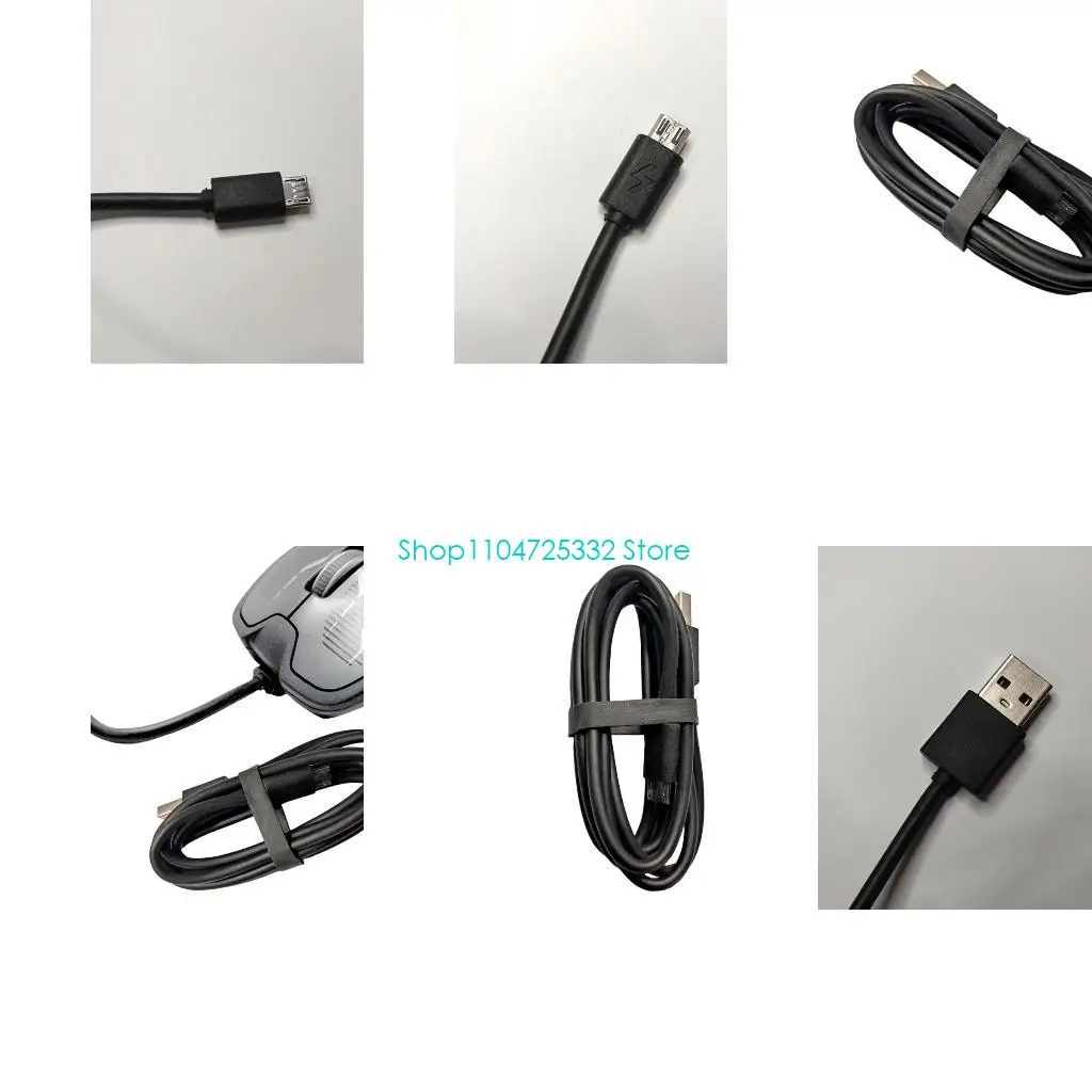

P5EA USB Charging Cable For G700S Wireless Mouse Cord Durability Rubber Line For Long Time Use