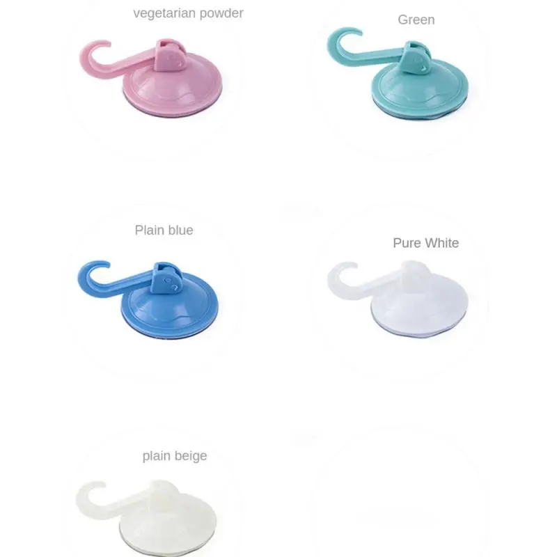 3~9PCS Hooks High Quality Bathroom And Kitchen Non Punching And Non Marking Plastic Hook Convenient Material Home Storage