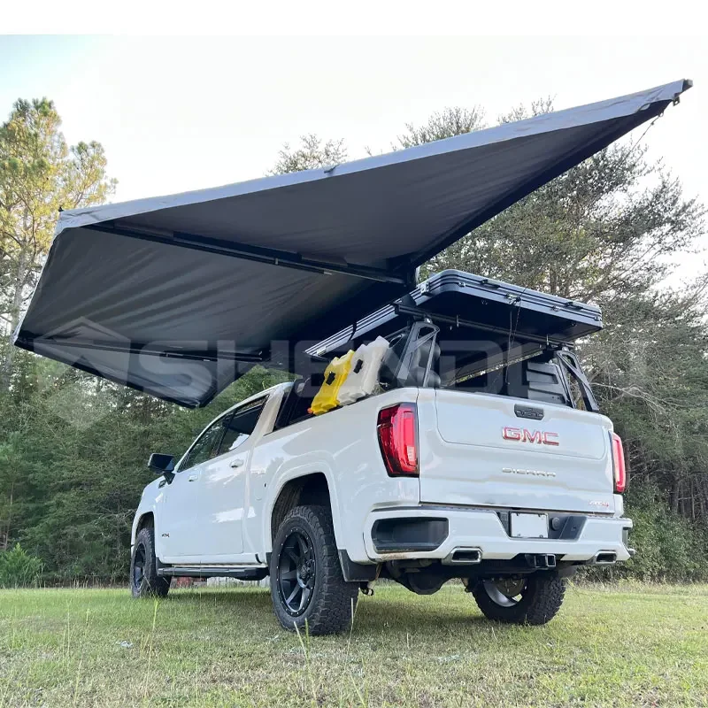 SNDN Awning 180 Free Standing Car Side Dry Quickly Side Car Awning 270 Degrees