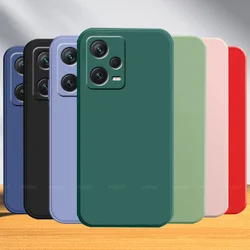 For Poco X5 5G Case Cover Xiaomi Poco X5 Cover Funda Shockproof Phone Armor Bumper Original Liquid Silicone Case Poco X5 PocoX5
