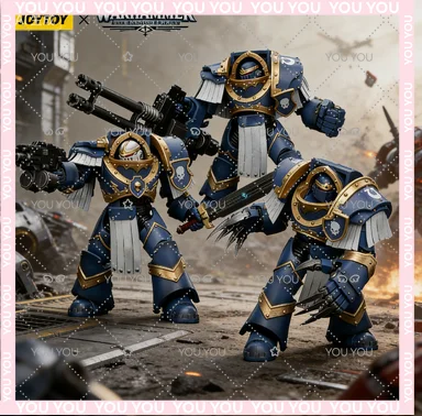 

Adults 18 Plus JOYTOY Warhammer 40K 1/18 Action Figure Ultramarines Cataphractii Terminator Squad Anime Figures Toys Model
