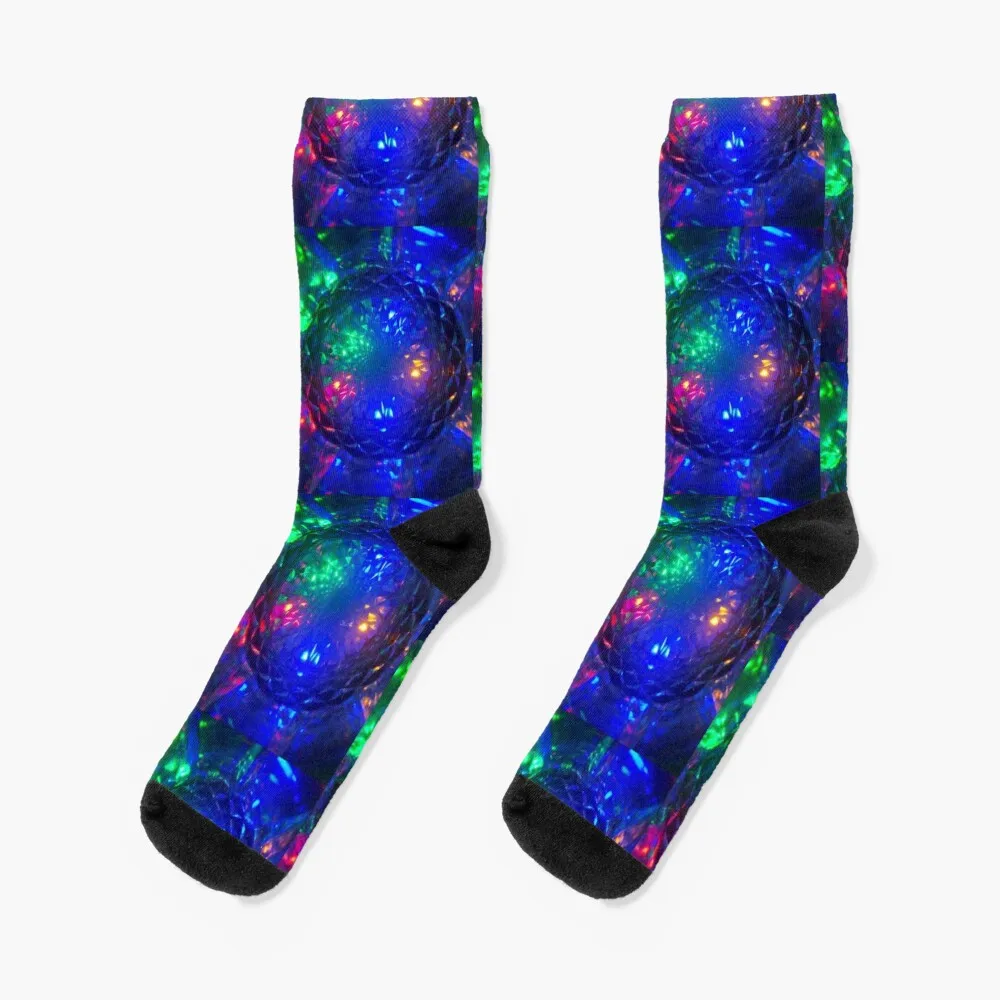 

Lights Up Socks heated moving stockings Christmas anti-slip Socks For Women Men's