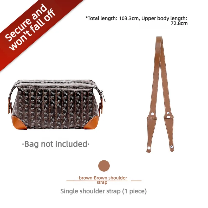 2026 Bag Strap Extender Replacement For Goyard Toiletry Bag Diy Crossbody Shoulder Strap Women Handbag Accessories Fashion ﻿ view 3
