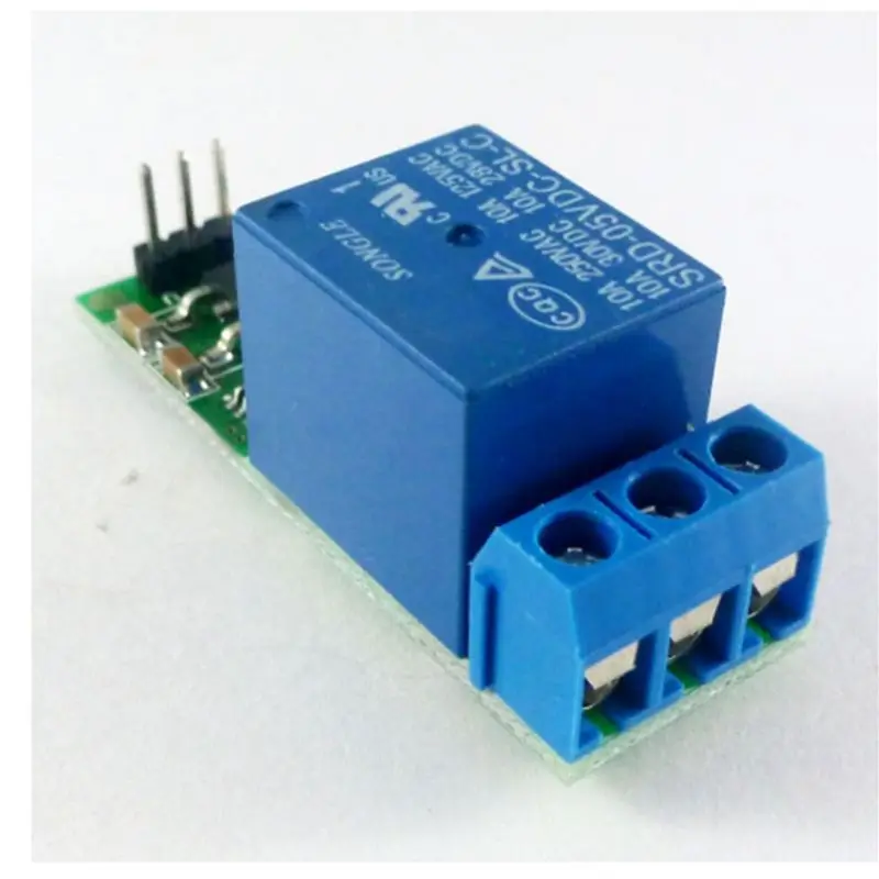 Ingenious-10Pcs 6-24V Flip-Flop Latch Relay Bistable Self-Locking Low Pulse Trigger Module
