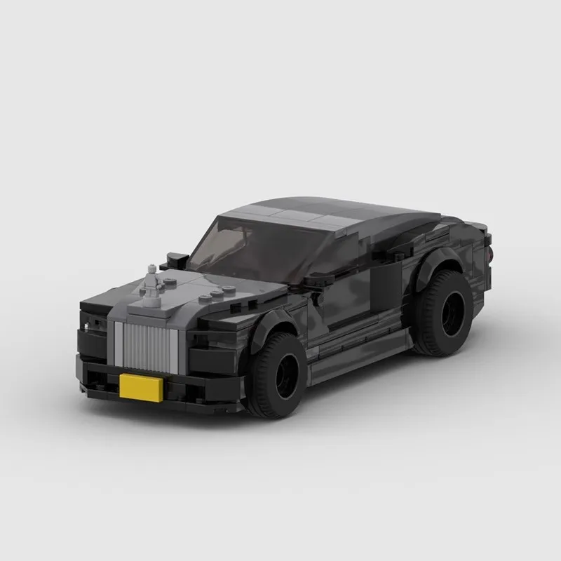 Samochód techniczny MOC Rolls-Royced Series Speed Champion Vehicles Phantom Boat-Tail Wraith Cullinan SUV Set Building Blocks Kid Toys