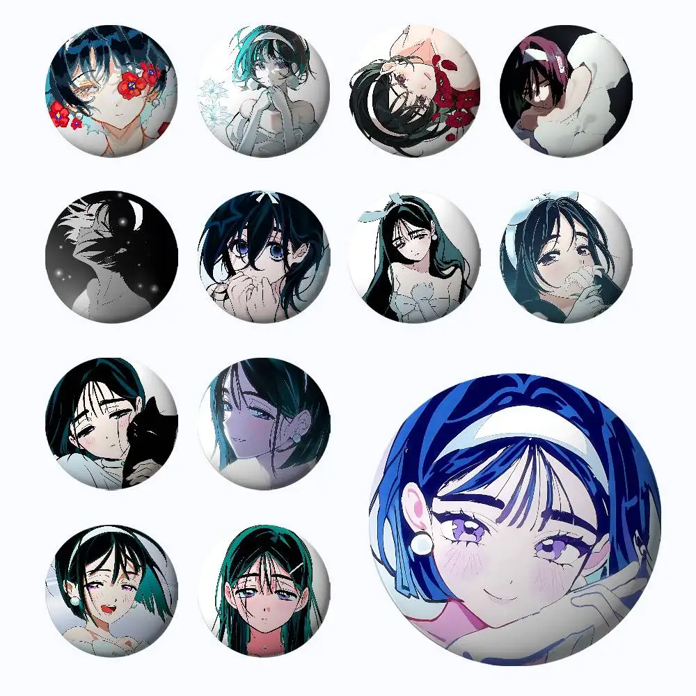 

S-Sua Brooches Stylish Ornament Pins Exquisite Round Badge Bag Accessories Jewelry Gifts