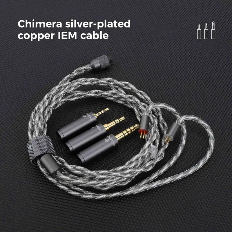 Letshuoer x Z Recensioni Chimera 4W 98 fili OCC Cavo di aggiornamento per auricolari placcato argento 2 pin 0,78 Audio Sostituisci il cavo per S12Pro ecc