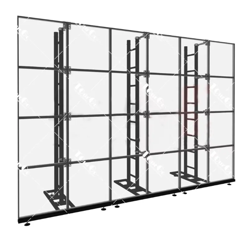 TourGo LED Video Wall System LED Ground Stacking System Rental LED Display Panel Support Truss for Concert