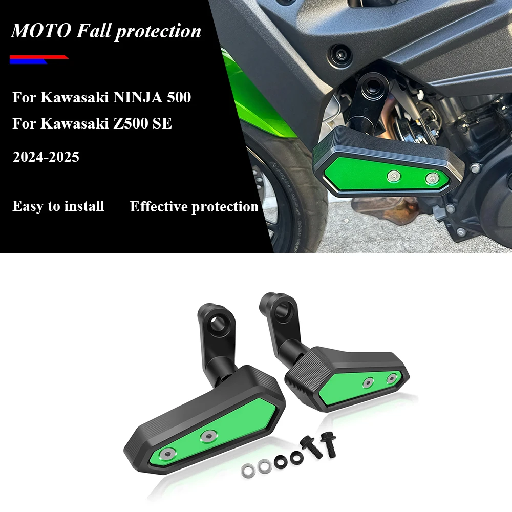 

Motorcycle Slider Frame Slider Engine Protective Guard cover Falling Protection Fit For Kawasaki Ninja500 Z500 ninja 500