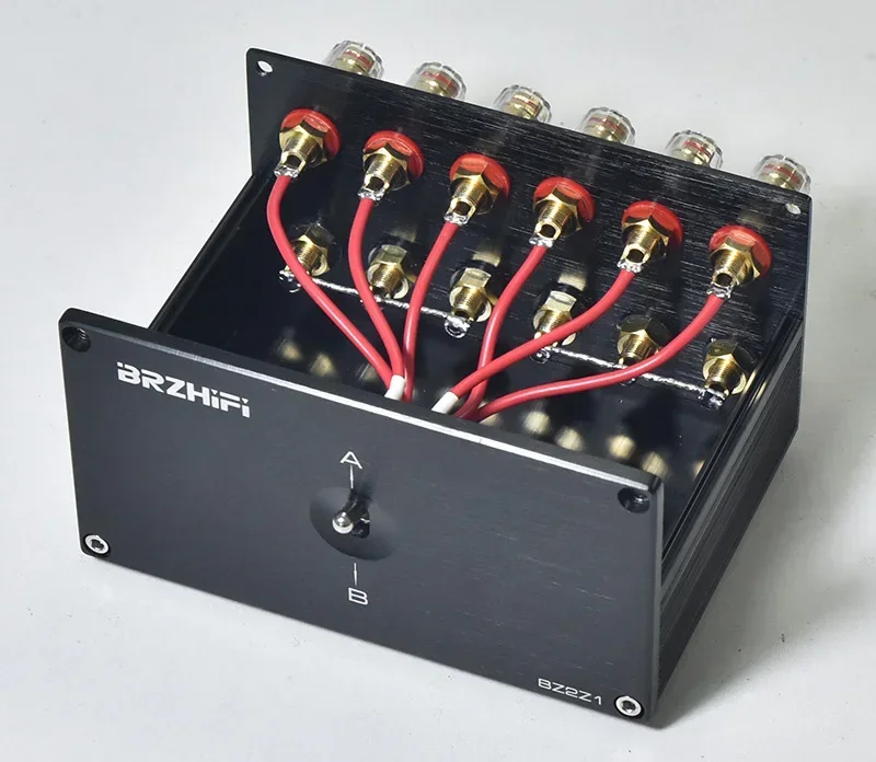 

%A Input 2 Output Audio Switcher Amplifier Speaker Converter 2 Power Amplifiers And 2 pairs of Speakers Switch