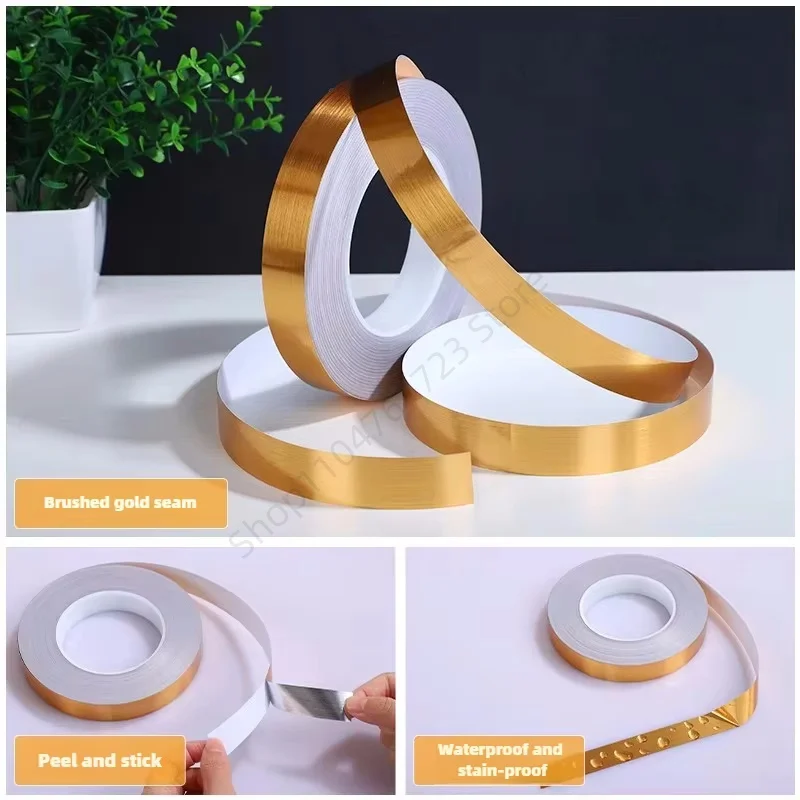 20M Ceramic Tile Mildewproof Beauty Seam Sticker Self-Adhesive Waterproof Wall Gap Sealing Strip Ceiling Home Decoration Sticker