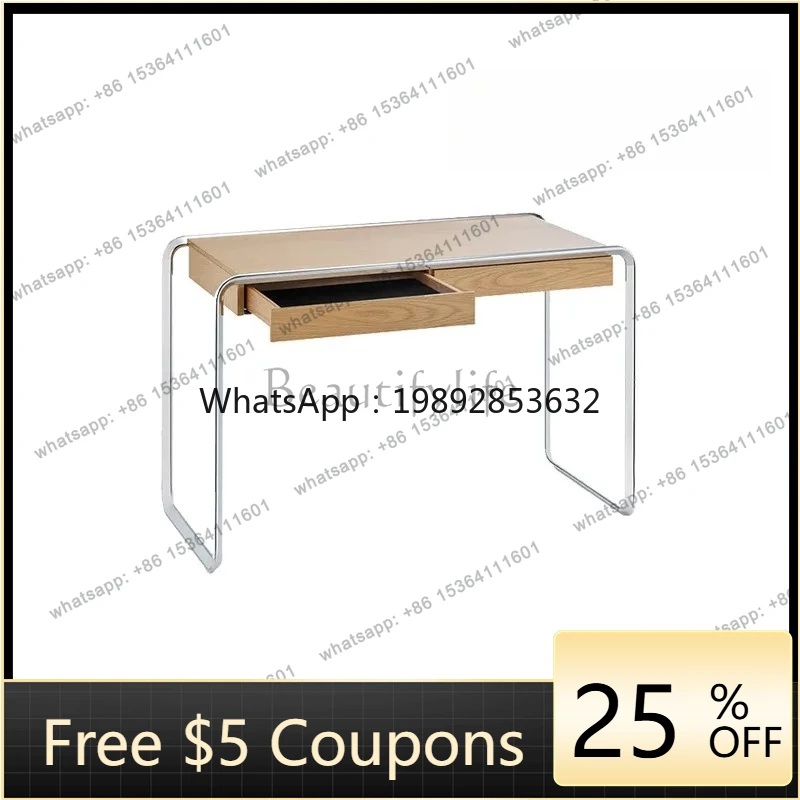 

FF Офисный стол из цельного дерева в средневековом стиле, минималистичный дизайнерский стол высокого класса для домашнего искусства