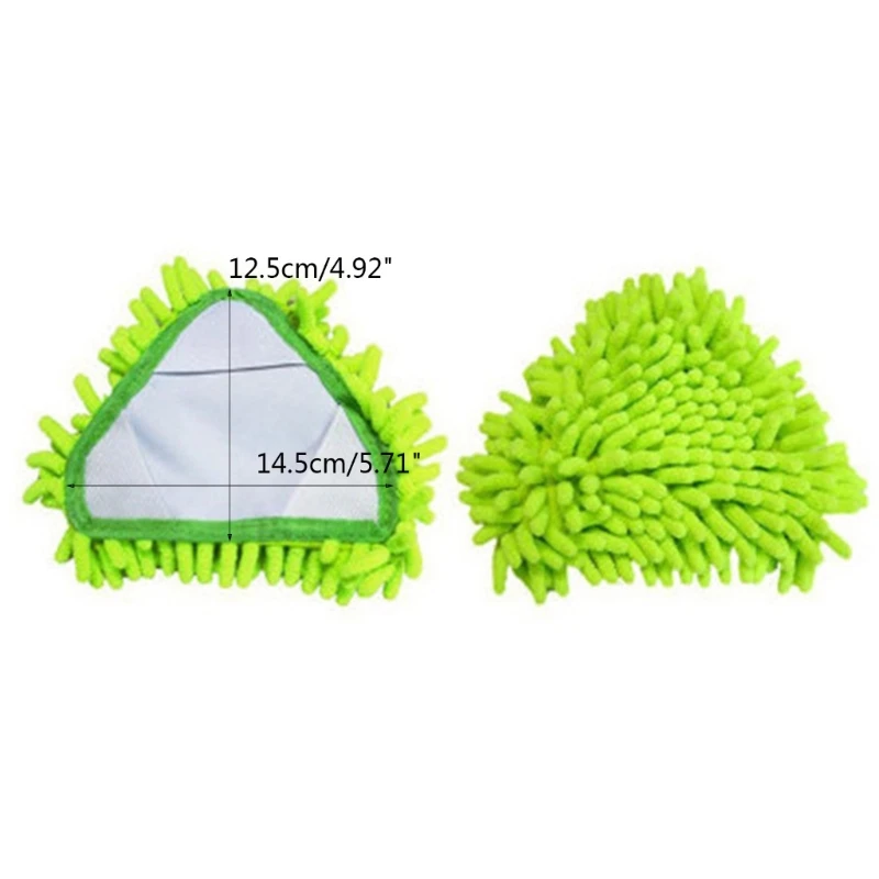 null Multi-Purpose Triangular Mop Heads Mini Brush Head Replacement Rotatable Adjustable Home Wall Ceiling Floor Cleaning Mop