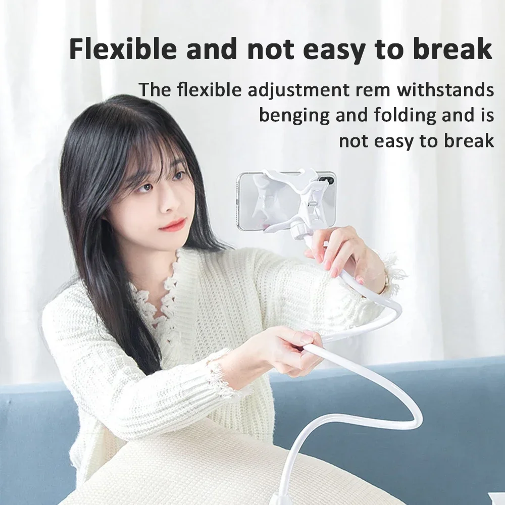 Universal Phone Holder Flexible 360 Clip Mobile Cell Phone Holder Desk Lazy Bed Desktop Bracket Mount Stand Base Bracket Support