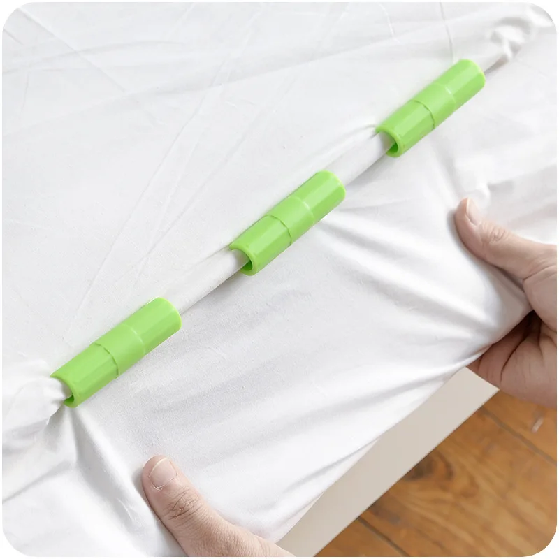 5/10Pcs Bed Sheet Clips Bed Cover Holder Fastener Mattress Non-slip Grippers Fasteners Mattress Holder for Sheets Clothes Peg