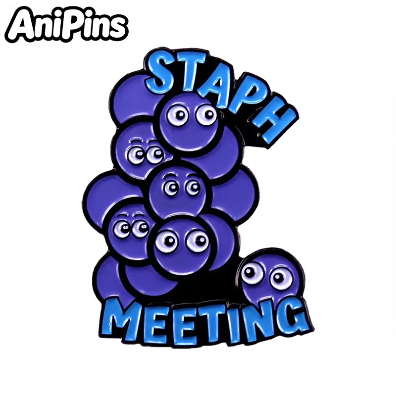 AniPins Cute Start-meeting Pins 4-design Enamel Books oil-painting Brush Brooch Pin For Women's Backpack Clothes Lapel Badge