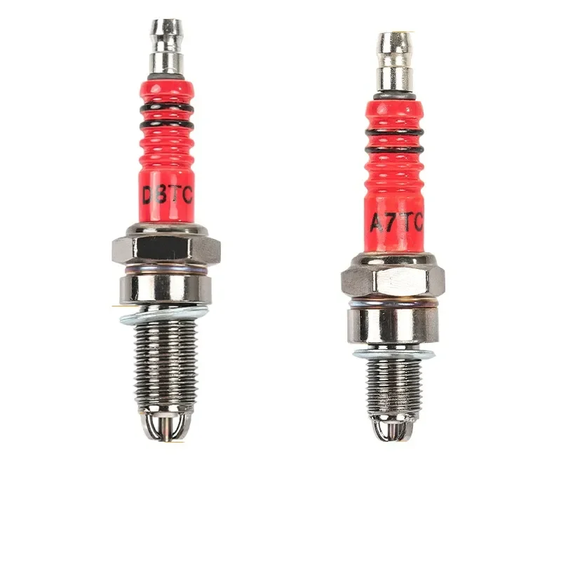 High Performance Three Pole Spark Plug Compatible with Zongshen Longxin Lifan Scooter Tricycle Engine Ignition Coil A7TC D8TC