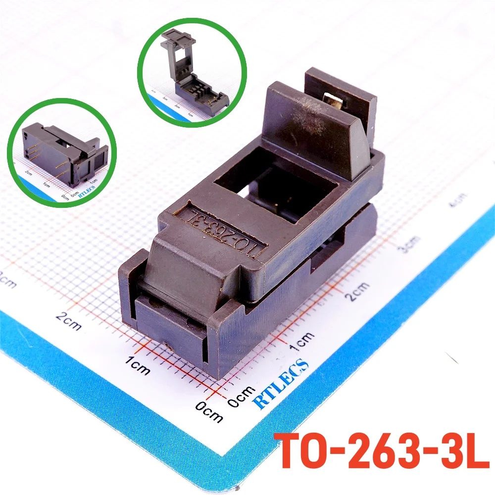 

1 5 Piece Burn In Socket TO-263-3L Package Clamshell Burn-in Test Aging Test Connector TO263 D2PAK