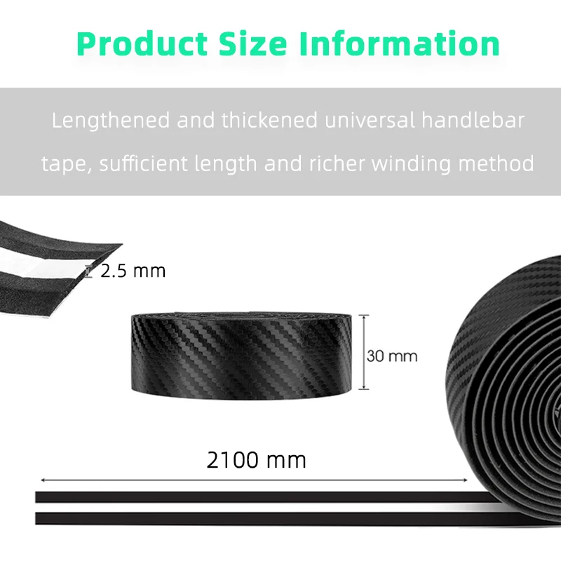 Road Bike Handlebar Tape Breathable Anti-slip,Bicycle Handlebar Tape PU+EVA Tapes Cycling Handle Bar Tape