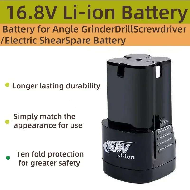 For Power Tools Electric Screwdrivers and Electric Drills 16.8V 4000mAh Multifunctional Battery 16.8V Universal Lithium Battery