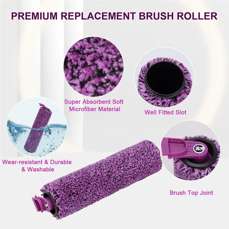 A84G-Сменная щетка-ролик Forshark Steam Pickup 3-в-1 Паровая швабра Модель SD200/SD201/SD201C/SD201Q/SD205 Вакуумные детали