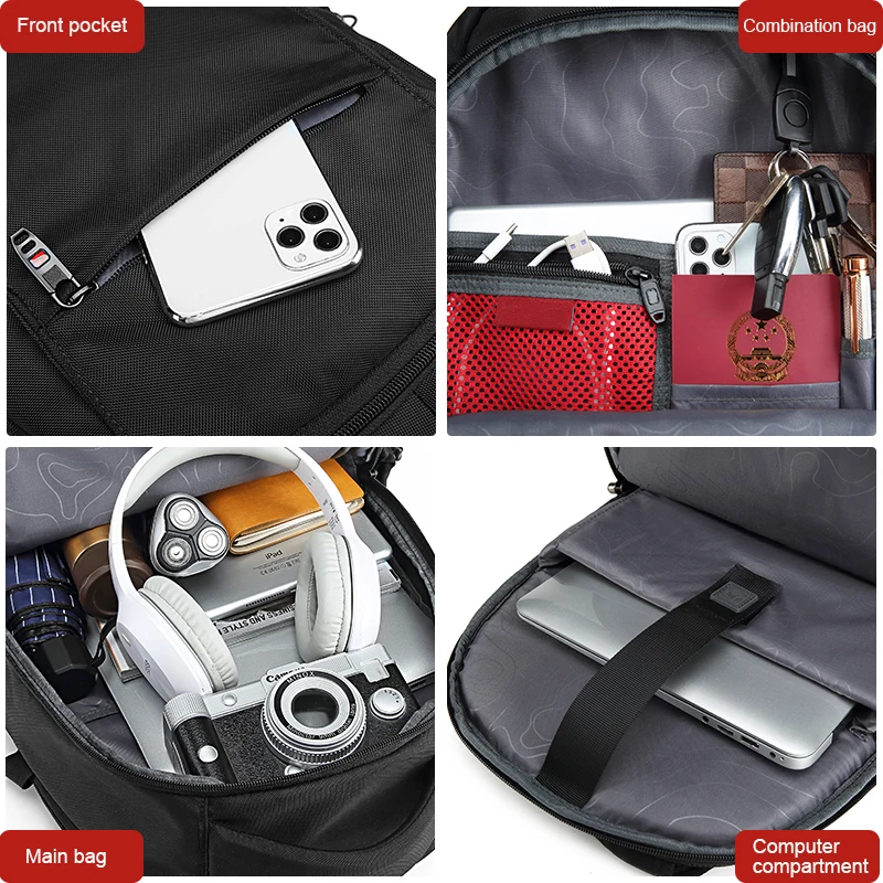 Imagem -05 - Ravel 16 17.3 Polegada Portátil Suíço Mochila Usb de Carregamento Anti-roubo Bagagem de Negócios Daypack para Homens