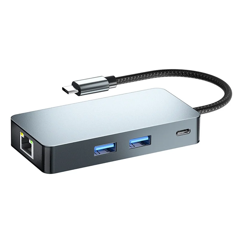 

A13E-HDTV VGA Ethernet USB3.2 Расширитель Гигабитный порт PD 100 Вт Разветвитель внешнего источника питания USB Устройство чтения аудиокарт