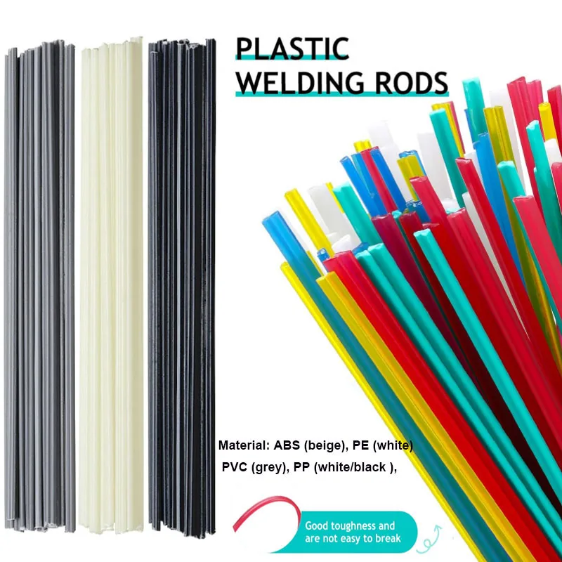 Imagem -02 - Plastic Welding Rods Grupo pp pe Pvc Abs Polipropileno Welding Sticks Car Bumper Repair Tools para Plastic Welder 20cm 50 Pcs 100 Pcs