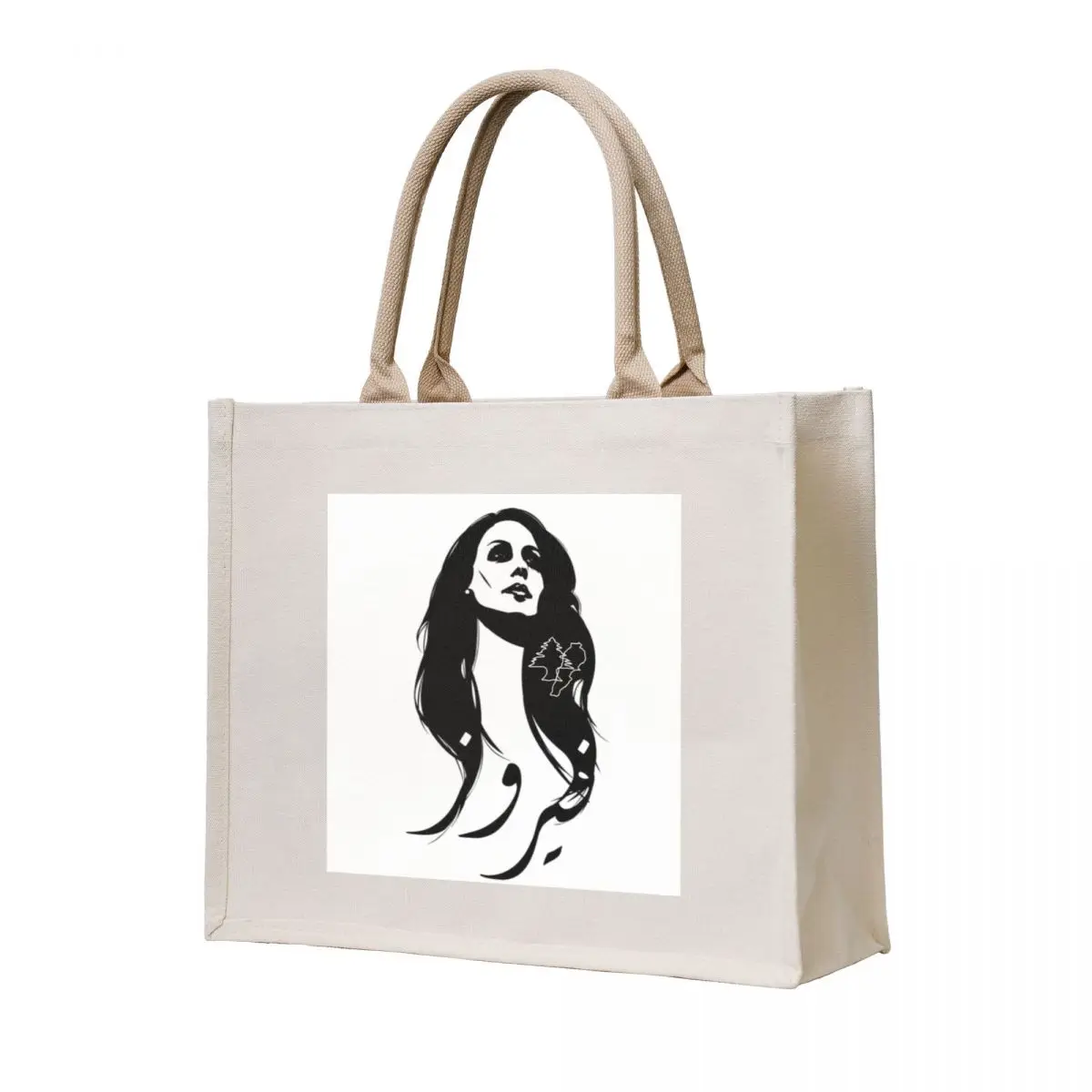

Beirut fairuz Tote Bag reusable shopping bags sac pour femme shopper bag woman Woman shopper bag