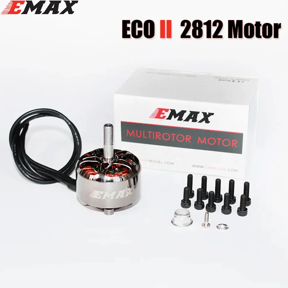 4pcs Emax ECOII 2812 930KV 1100KV Brushless Motor 3-6S for RC FPV Drone Racing