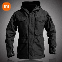 Xiaomi Tactical Jackets Men Durable Lightweight Waterproof Windbreaker Jacket Male Hooded Coat Outdoor Fishing/Trekking Jackets