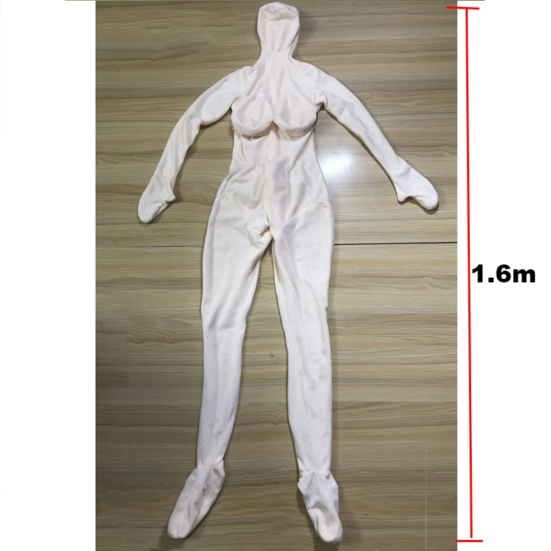 Length 1.6m Flannel Fabric Doll Covers Washable Hug Pillow Cover Soft Cloth Simulated Mannequin Cos Party Prop Light Pink