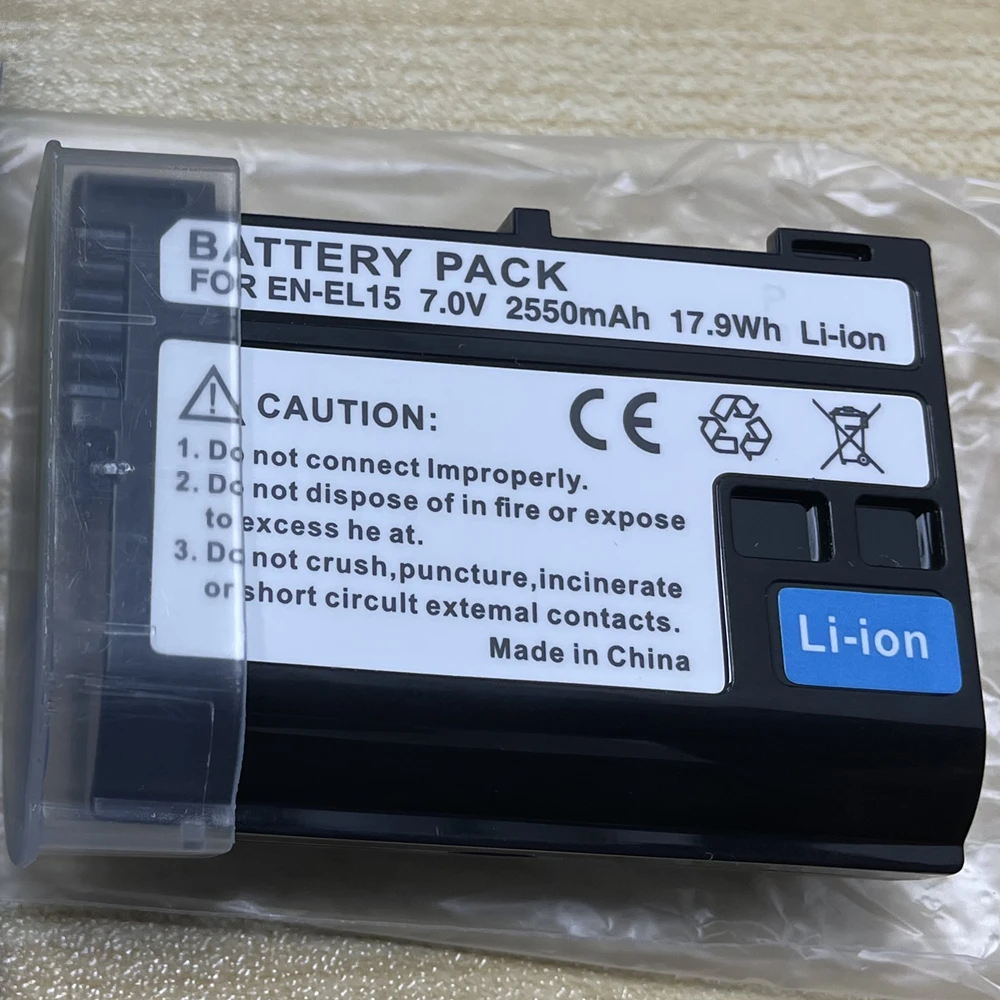 EN-EL15C 2550mah najnowsza dekodowana bateria aparatu do Nikon Z6III Z8 ZF MB-D11 MB-D12 ENEL15C EL15C