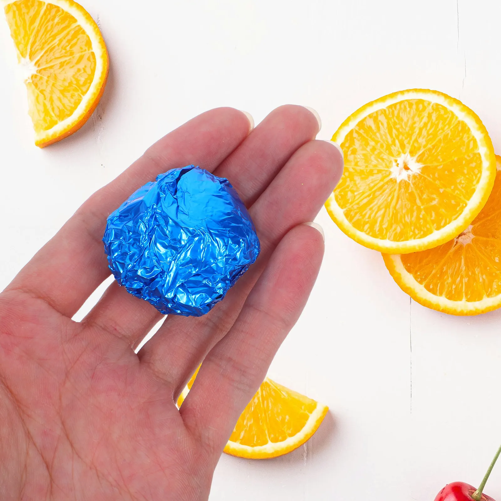 

100Pcs Premium Food Grade Aluminum Foil for Cooking Baking Grilling Wrapping Sandwiches Snacks Candies Chocolate Tea Storage Tin