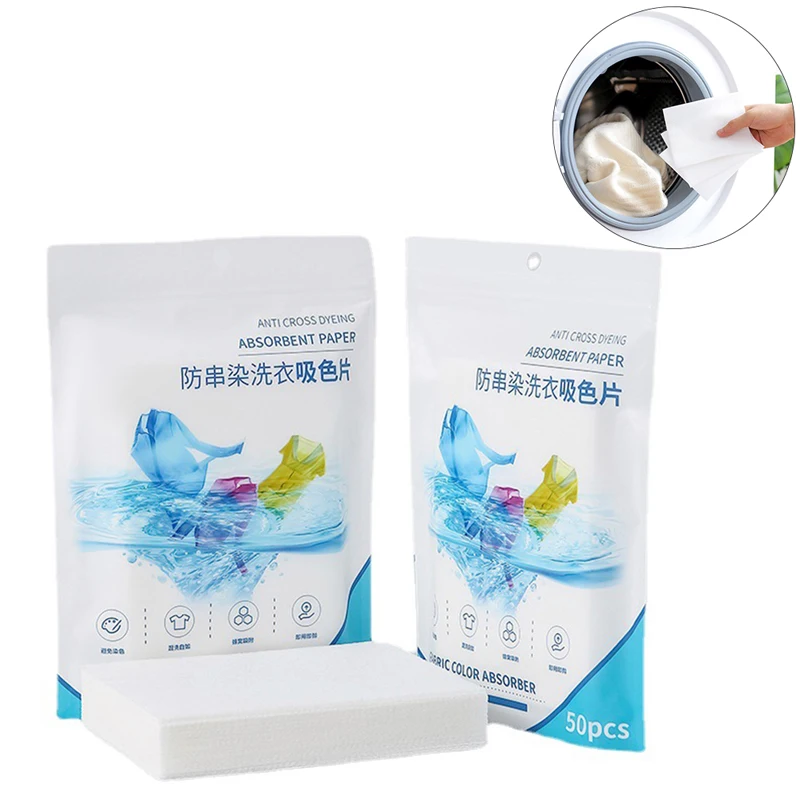 Anti-Staining Clothes Laundry Paper Sheets Anti-String Mixing Color Absorption Film Washing Machine Clean Clothe Laundry Tablets