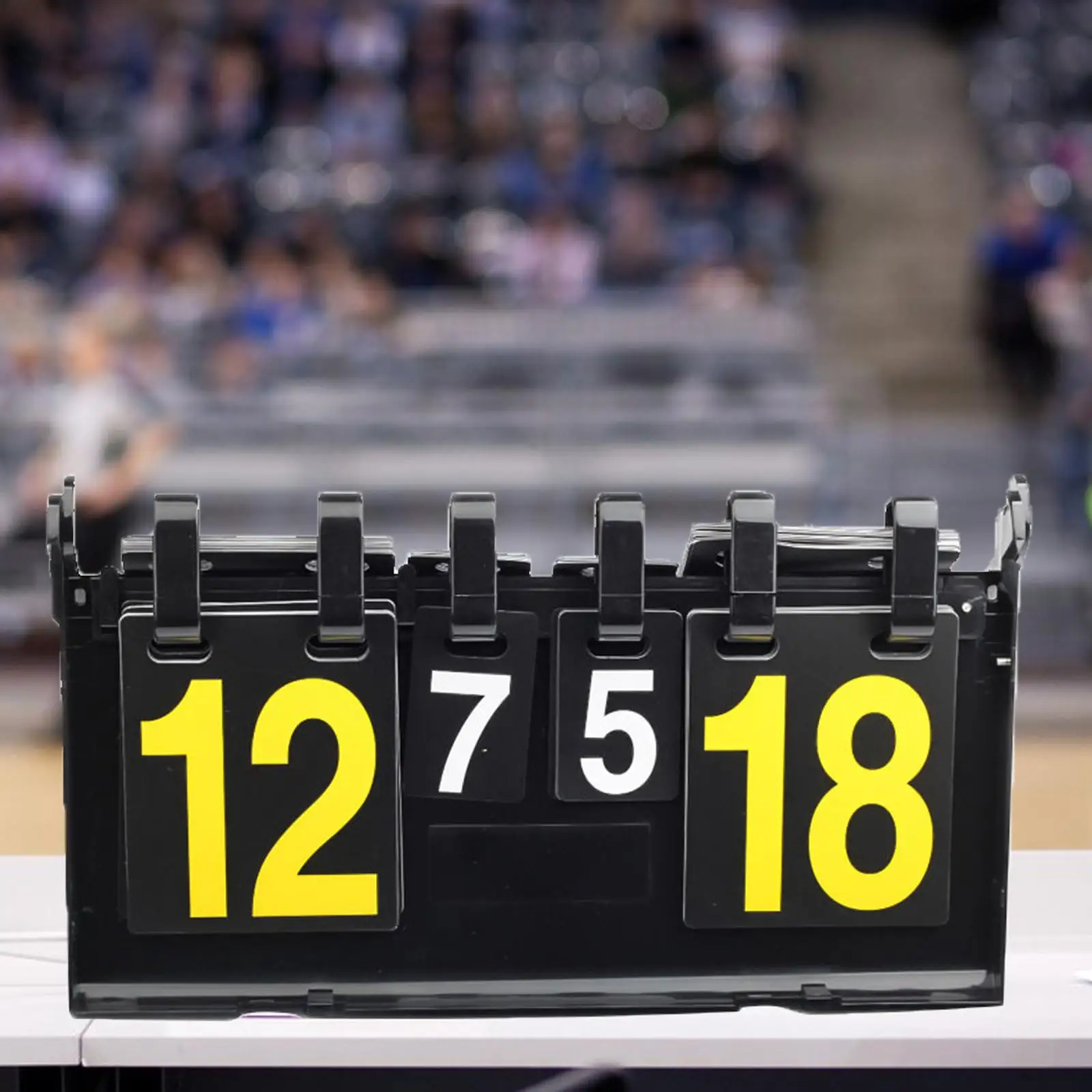 Tabletop Scoreboard Score Keeper for Basketball Team Games Competition