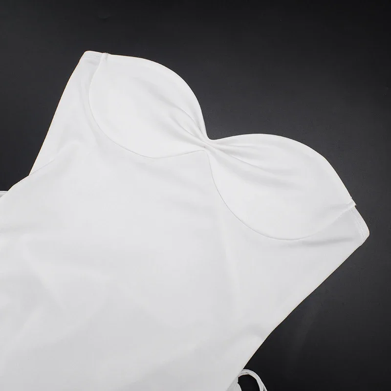 Solid Strapless Pleated Maxi Dress Women Sexy Satin Patchwork Off Shoulder Slim Long Robe Spring Lady Holiday Evening Party Gown