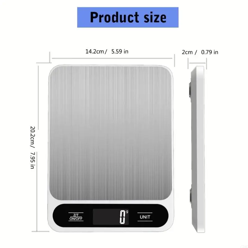 5/10/15kg skala makanan digital skala elektronik ulang dengan LCD display dapur gram skala berat multifungsi
