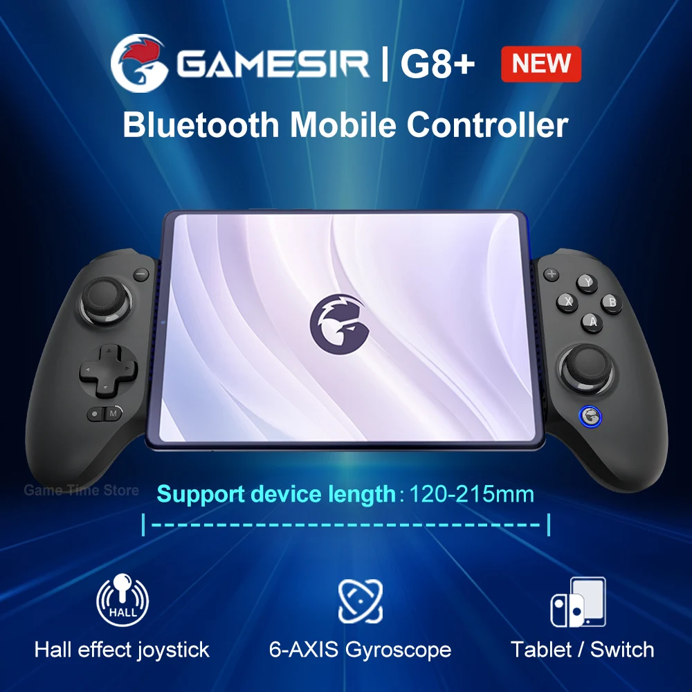 

GameSir G8 Plus Bluetooth Mobile Controller for Nintendo Switch iOS 13 Tablet Android and PC with Console Controller Grade Grip