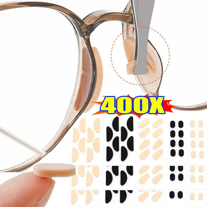 Anti Slip Nose Pads Paster Reduce Nasal Bridge Burden Patch Adhesive Glasses Nose Pad Stickers Soft EVA Foam Eyewear Accessories
