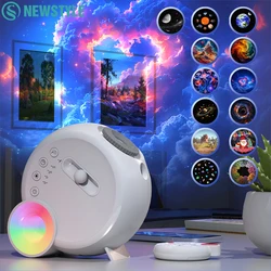 Galaxy Projector Nachtlampje Bluetooth 13 In 1 Hd Planetarium 360 ° Roterende Ster Galaxy Projector Licht Met Timer Voor Kinderkamer