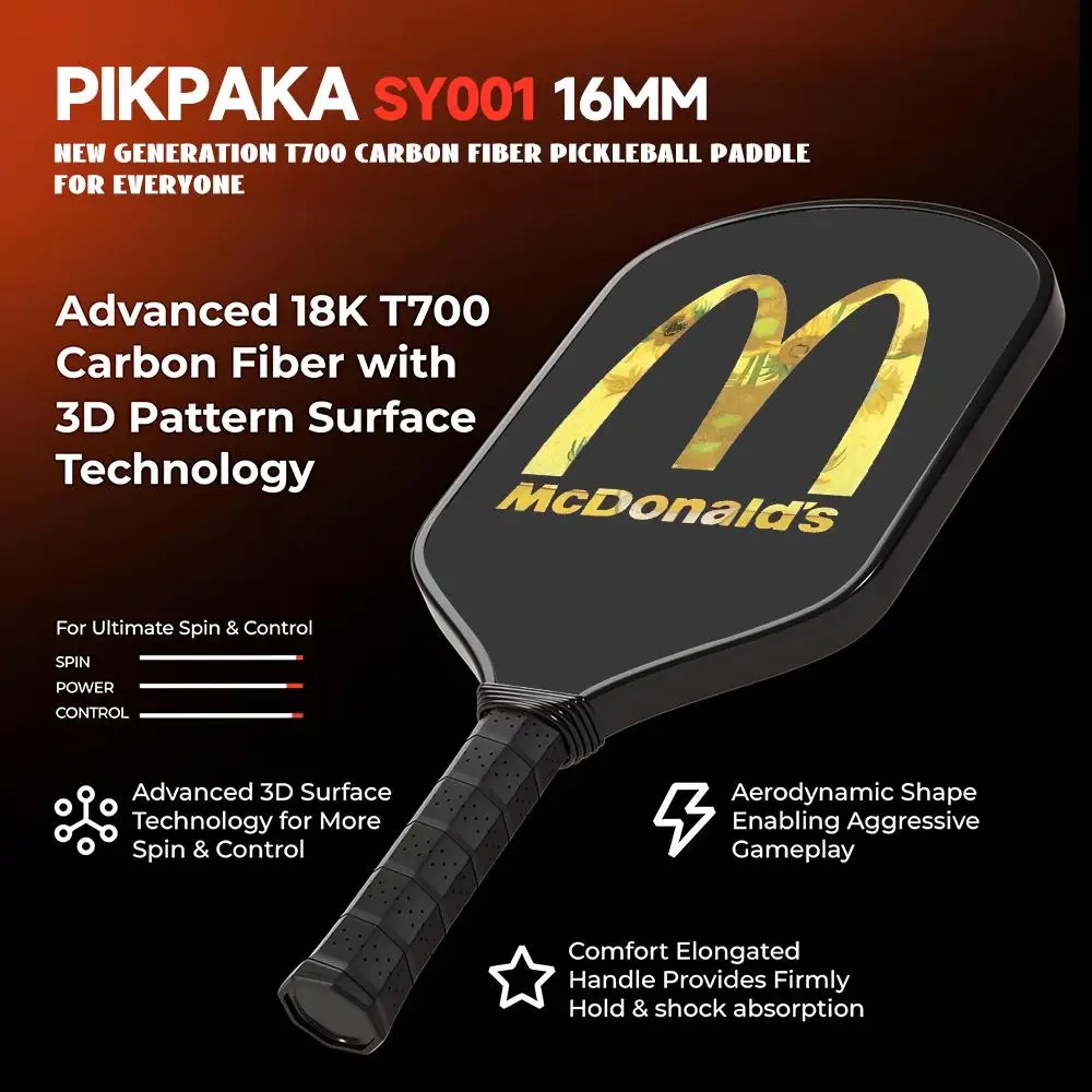Рисунок 5 - Прохладное весло для пиклбола M-Mc-Donald'sS T700