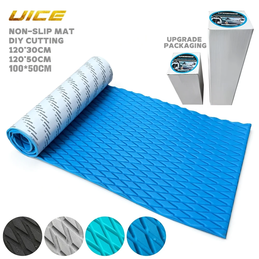 100/120x30/50cm Surfboard Traction Pad Trimmable SUP Traction Pad Non-slip Diamond Grip Mat Skimboard Paddle Board Accessories