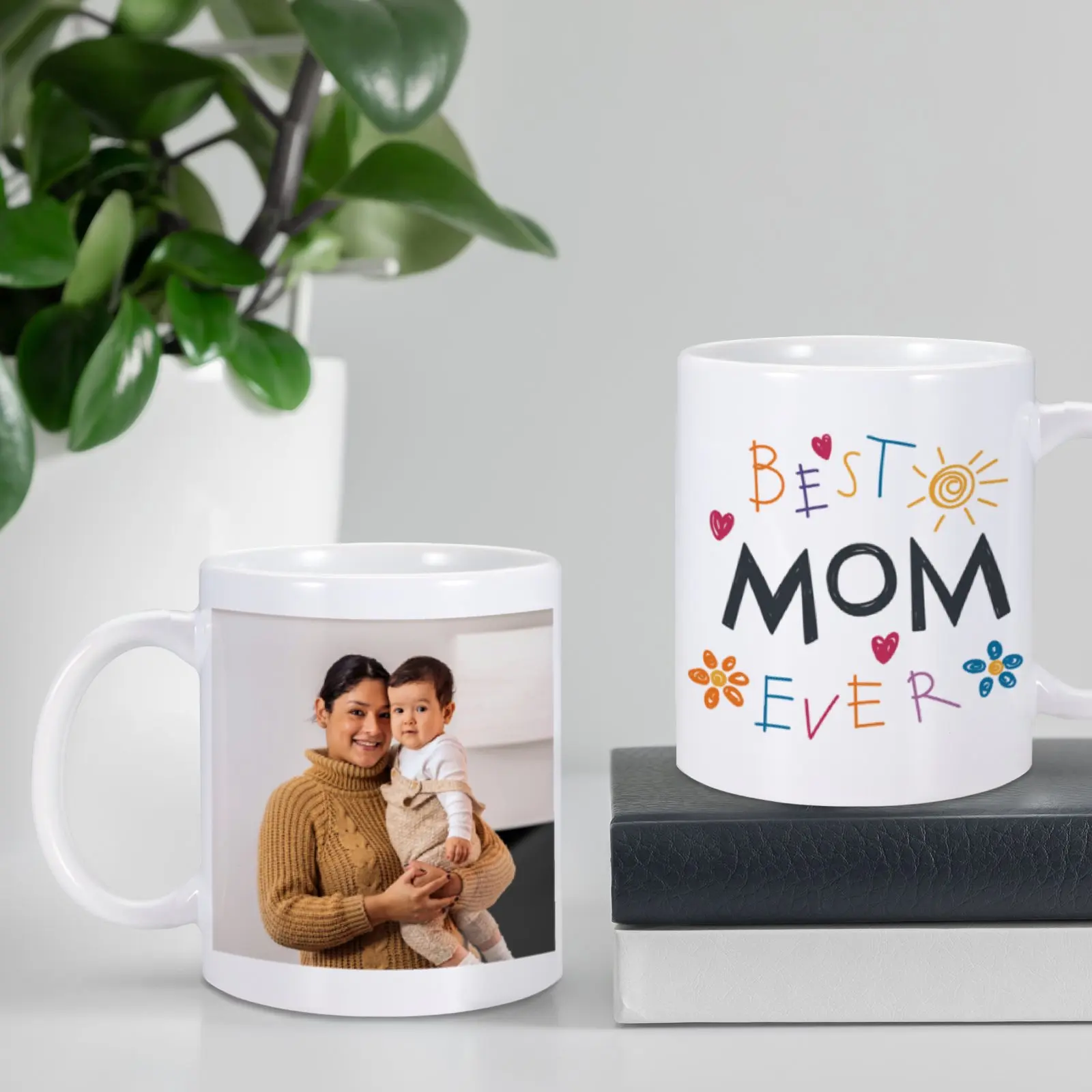 Customized Mug Gift for Mother’s Day Customized Mugs for Mom Milk Mug Gift Ceramic Cup Personalized Mommy’s Picture Ceramic Mugs