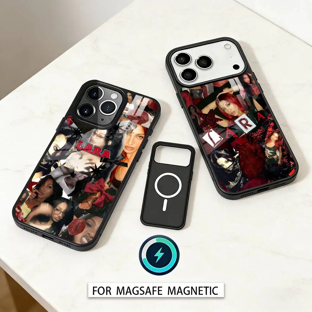 

L-Lara Raj K-Katseye Phone Case For iPhone 17,16,15,14,13,12,Pro,Max For Magsafe Magnetic Wireless Charging