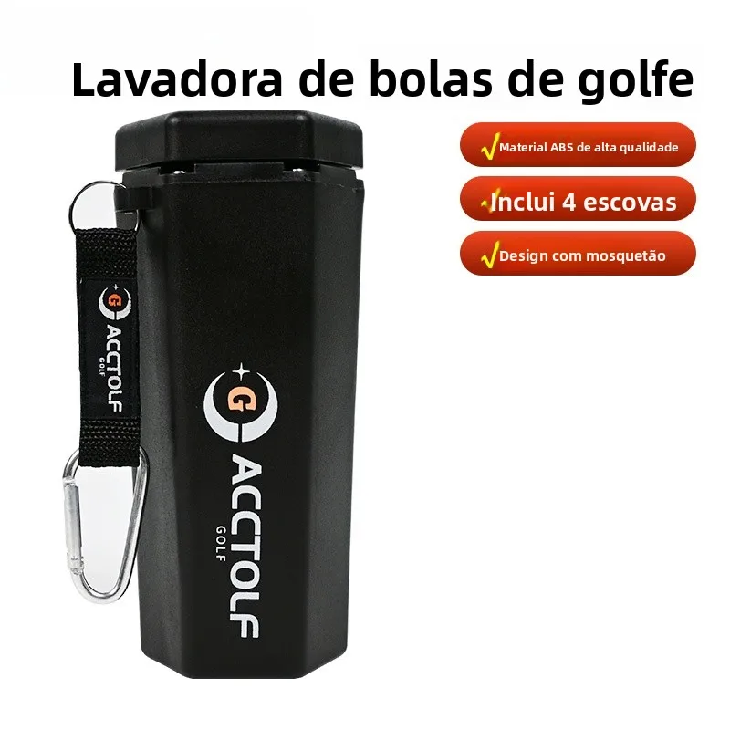 machine-de-nettoyage-de-balles-de-golf-durable-avec-4-brosses-integrees-conception-a-boucle-de-montagne-etanche-resistante-a-l'humidite-portable