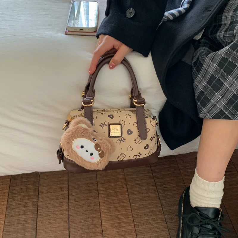 

Текстурированный винтажный женский кошелек 2025 года, сумка через плечо с цветочным принтом, элегантная сумка через плечо с верхней ручкой, очень изысканная универсальная сумка