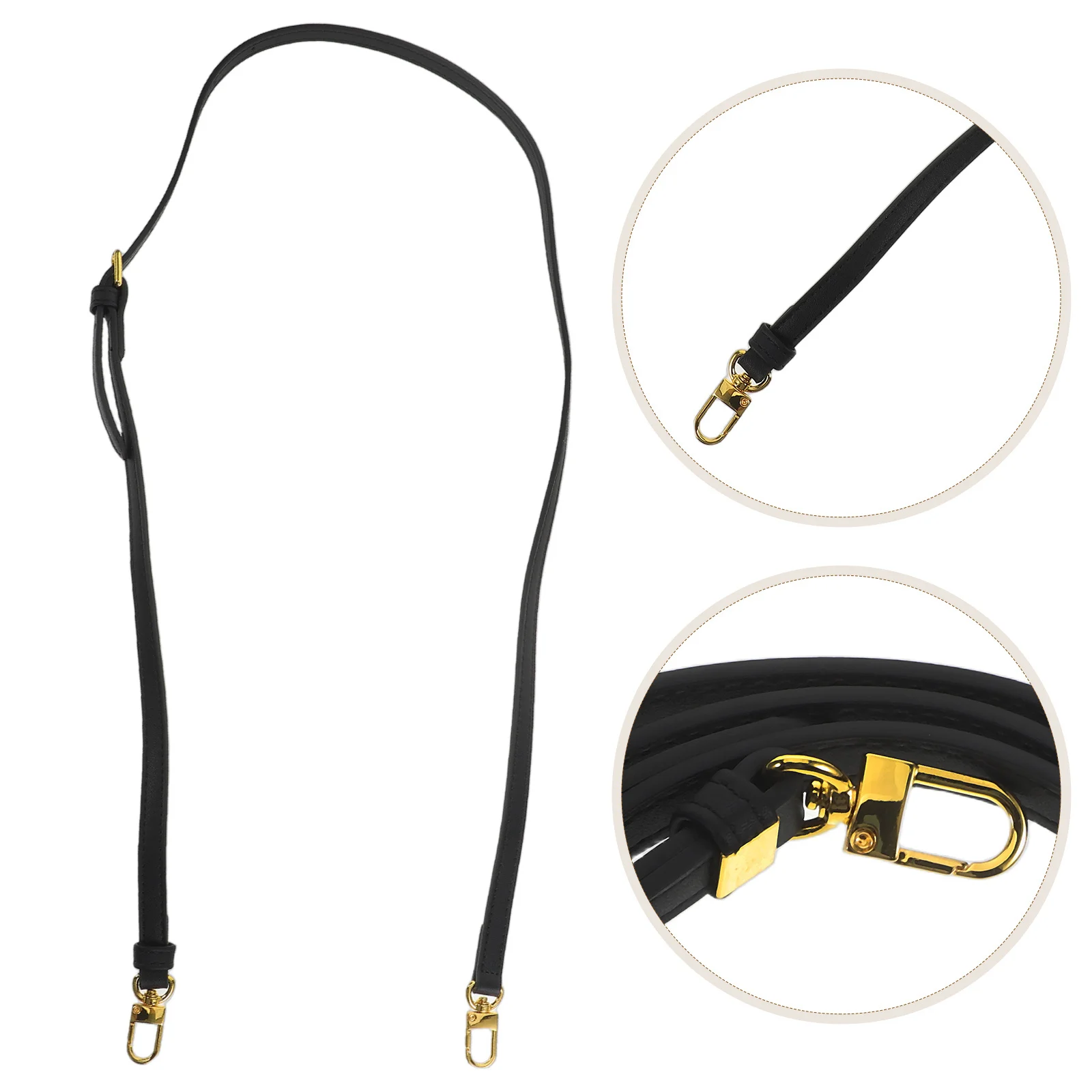 

Faux Crossbody Bag Shoulder Strap Replacement 120Cm Adjustable Detachable Metal Buckle Purse Strap for Women Handbag