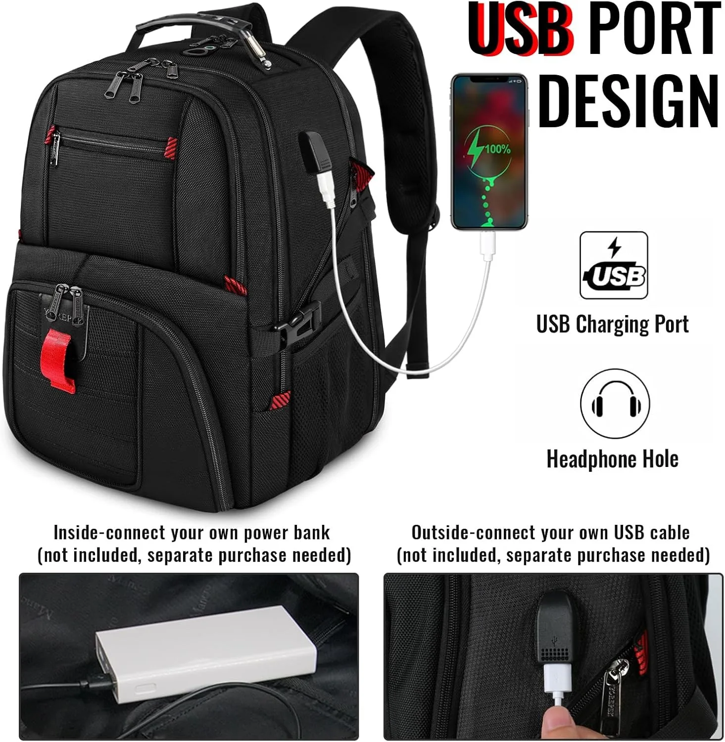 New Business Travel Student Travel Computer Backpack Can Be Ordered Multi functional Simple Leisure Backpack